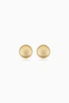 Oradina 14k Gold Buttoned Up Stud Earrings In Yellow Gold