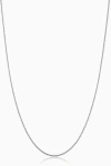Oradina 14k Gold Caesar Adjustable Chain In White Gold