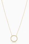 Oradina Women's 14k Yellow Solid Gold Caesar Pendant Necklace In Yellow Gold