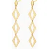 Oradina 14k Gold Cascade Drop Earrings In Yellow Gold