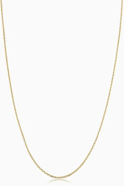 Oradina 14k Gold Catamaran Cable Chain In Yellow Gold
