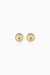 Oradina 14k Gold Celebration Ball Studs Earrings In Yellow Gold