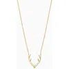 Oradina Women's 14k Yellow Solid Gold Central Park Necklace In Yellow Gold