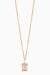 Oradina 14k Gold Date Me Birthstone Pendant Necklace In Iolite - September
