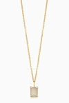 Oradina 14k Gold Date Me Birthstone Pendant Necklace In Moonstone - June