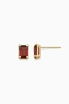 Oradina 14k Gold Date Me Birthstone Stud Earrings