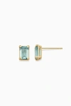 Oradina 14k Gold Date Me Birthstone Stud Earrings