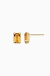 Oradina 14k Gold Date Me Birthstone Stud Earrings