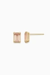 Oradina 14k Gold Date Me Birthstone Stud Earrings