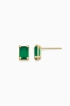 Oradina 14k Gold Date Me Birthstone Stud Earrings