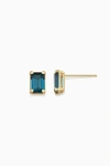 Oradina 14k Gold Date Me Birthstone Stud Earrings