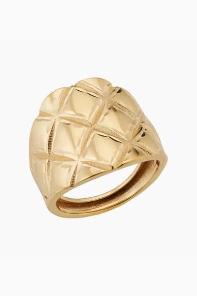 Oradina 14k Gold Diamondback Ring In Yellow Gold