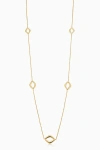 Oradina 14k Gold Dream Link Station Necklace In Yellow Gold