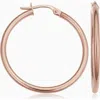 Oradina 14k Gold Everything Hoop Earrings In Rose Gold