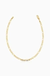 Oradina Florentine Figaro Petite Anklet In 14k Yellow Gold In Yellow Gold