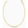 Oradina 14k Gold Florentine Figaro Petite Bracelet In Yellow Gold