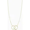 Oradina Women's 14k Yellow Solid Gold Forever Linked Necklace In Yellow Gold