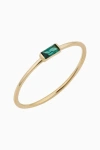 Oradina 14k Gold Fresco Baguette Ring In 14k Yellow Gold