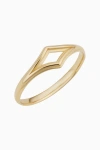 Oradina 14k Gold Goddess Stackable Ring In Yellow Gold