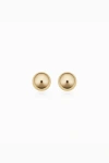 Oradina 14k Gold Have A Ball Petite Studs In Yellow Gold