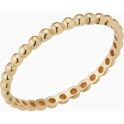 Oradina Women's 14k Yellow Gold Have A Ball Stack Ring