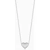 Oradina 14k Gold Heart Of Gold Pendant Necklace In White Gold