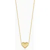 Oradina 14k Gold Heart Of Gold Pendant Necklace In Yellow Gold