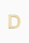 Oradina 14k Gold Initial Reaction Single Stud In Letter D