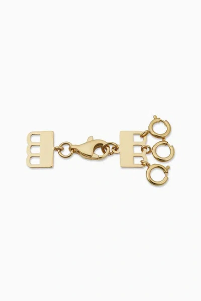 Oradina 14k Gold Layer Me Clasp In Yellow Gold