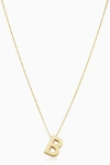 Oradina 14k Gold Love Letter Initial Necklace In Letter B