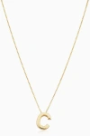 Oradina 14k Gold Love Letter Initial Necklace In Letter C