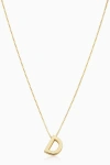 Oradina 14k Gold Love Letter Initial Necklace In Letter D