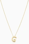 Oradina 14k Gold Love Letter Initial Necklace In Letter G