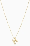 Oradina 14k Gold Love Letter Initial Necklace In Letter H