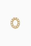 Oradina 14k Gold Luxe Letter Diamond Initial Single Stud