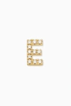 Oradina 14k Gold Luxe Letter Diamond Initial Single Stud