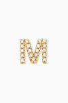 Oradina 14k Gold Luxe Letter Diamond Initial Single Stud