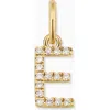 Oradina 14k Gold My Letter Diamond Pendant Charm