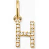 Oradina 14k Gold My Letter Diamond Pendant Charm