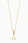 Oradina 14k Gold My Letter Initial Pendant Necklace In Letter R