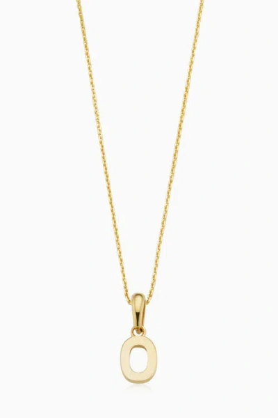 Oradina 14k Gold My Number Pendant Necklace In Number 7