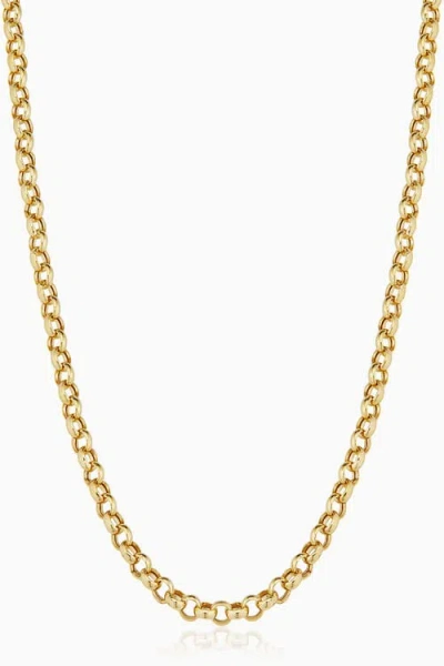 Oradina 14k Gold Rimini Rolo Chain Necklace In Yellow Gold