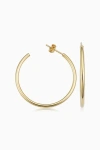 Oradina 14k Yellow Gold Sicily Hoops In Yellow Gold