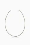 Oradina 14k Gold Spirah Anklet In White Gold