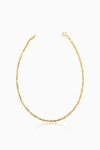 Oradina 14k Gold Spirah Anklet In Yellow Gold