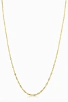 Oradina 14k Gold Spirah Chain Necklace