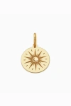 Oradina 14k Gold Summer Solstice Pendant Charm In Yellow Gold