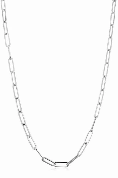 Oradina 14k Gold Venice Link Choker In White Gold