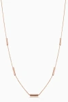 Oradina 14k Gold Vicenza Choker Necklace In Rose Gold