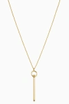 Oradina 14k Yellow Solid Gold Villa Pendant Necklace In Yellow Gold